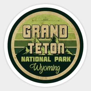 Grand Teton Vintage Sticker